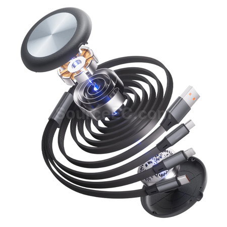 Customization 3 in 1 Retractable Charging Cable Corporate Gifts