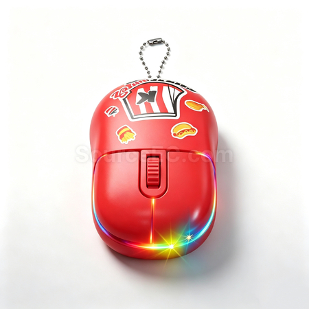 Customization Mouse-Shaped Stress-Relief Keychain Corporate Gifts