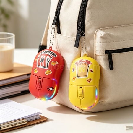 Customization Mouse-Shaped Stress-Relief Keychain Corporate Gifts
