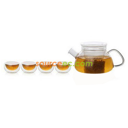 Customization Glass Tea Cup Sets Corporate Gifts