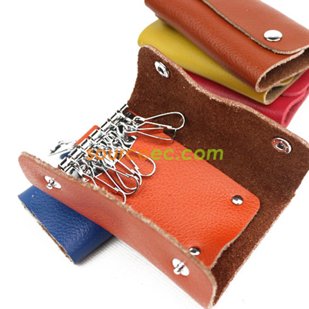 Customization  Leather Car Key Case Corporate Gifts