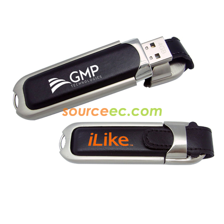 PU Leather USB Flash Drive 4GB