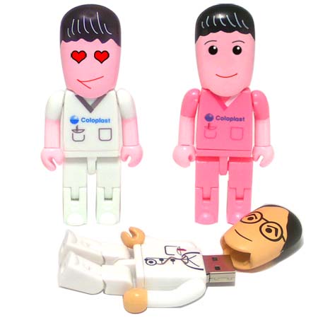 Customization Robot USB Flash Memory Corporate Gifts