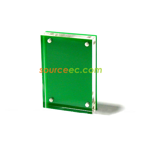 Customization Green/Red Magnetic Acrylic Photo Frame Corporate Gifts