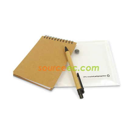 Customization Recycled Notebook With Recycled Pen Corporate Gifts