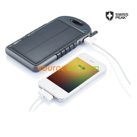 Swiss Peak Outdoor Solar Charger 