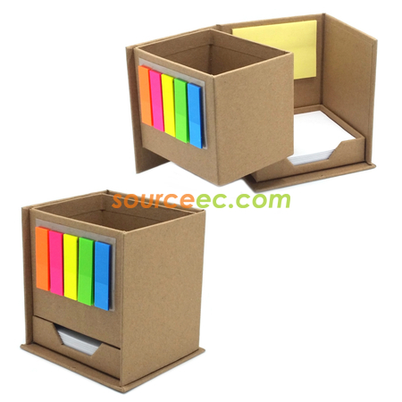Customization Pen Holder With Memo Pad Corporate Gifts