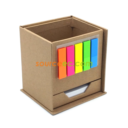 Customization Pen Holder With Memo Pad Corporate Gifts