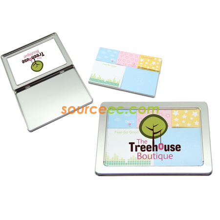 Sticky Pad With Metal Box
