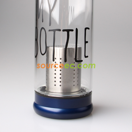 Customization 420ML Portable Thermal Insulation Glass Bottles Corporate Gifts
