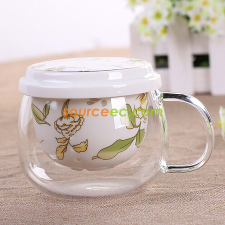 Customization 300ML Glass Tea Cup Corporate Gifts