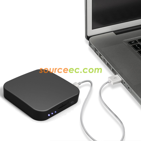 Customization LED Dual Mirror Power Bank-Square Corporate Gifts