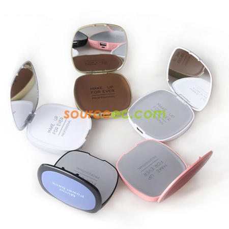Customization Mirror Power Bank-Square Corporate Gifts