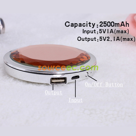 Customization Mirror Power Bank Corporate Gifts