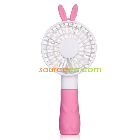 Customization Portable USB Mini Handheld Fan (Rabbit) Corporate Gifts