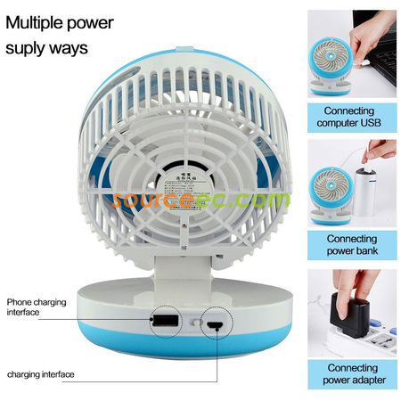 Customization USB Mini Cooling Misting Fan  Corporate Gifts