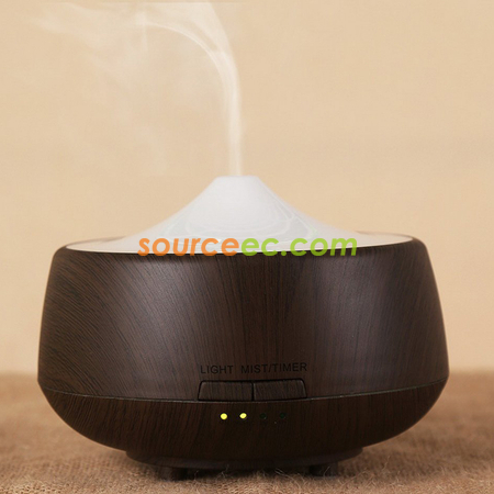 Customization Wood Grain Ultrasonic Cool Mist Humidifier Corporate Gifts