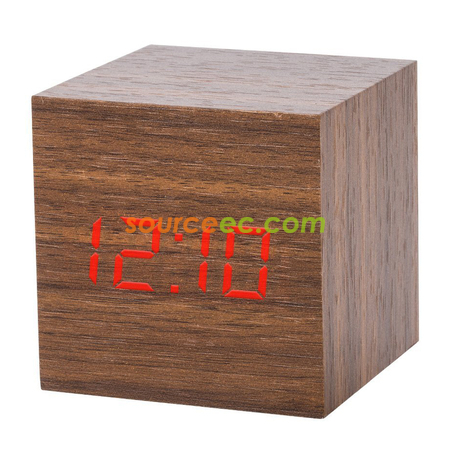 Customization Wooden Digital Alarm Clock Corporate Gifts