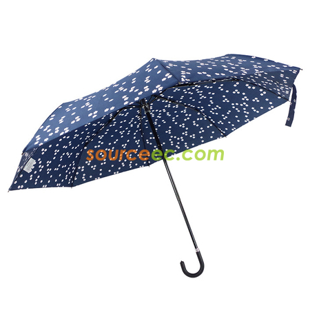 Customization Folding Umbrella with Bent Handle Corporate Gifts