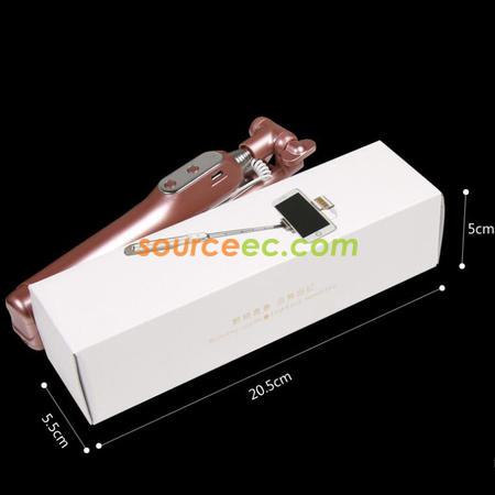Customization Selfie Stick Monopod Rear Mirror and LED Flash Fill Light  Corporate Gifts