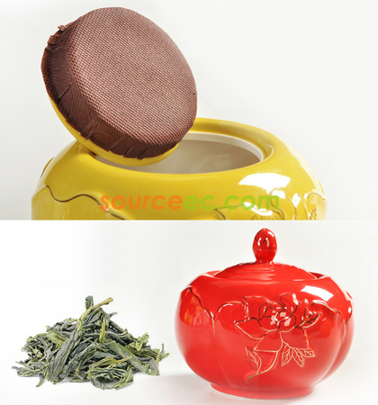 Customization Ceramic Tea Canister Corporate Gifts