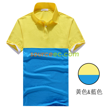 Customization Contrast Color Polo Shirts Corporate Gifts