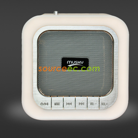 Customization Alarm Clock Bluetooth Speaker Light Corporate Gifts