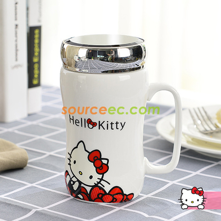 Customization 400ML Ceramic Cup With  Mirror Corporate Gifts