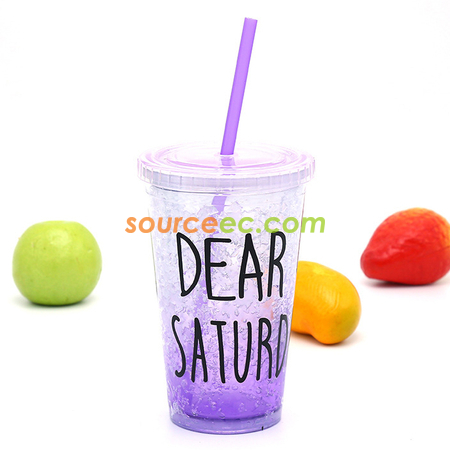 Customization 650 ML Double Wall Gel Freezer Mug Corporate Gifts