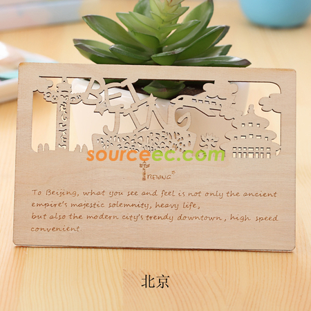 Customization Wooden Postcard Corporate Gifts
