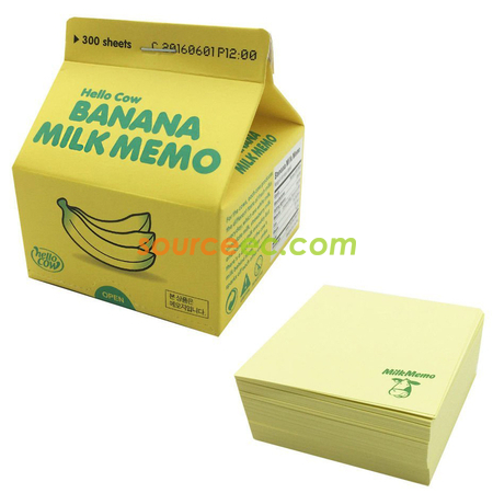 Customization Milk Box Style Memo Pads Corporate Gifts