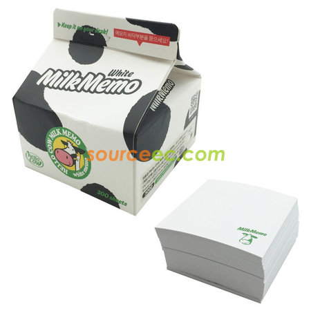 Customization Milk Box Style Memo Pads Corporate Gifts
