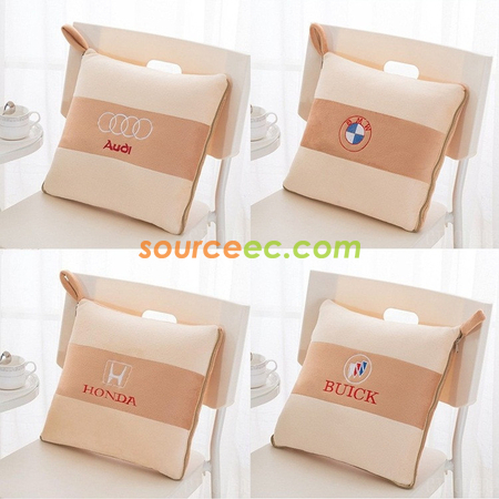 Customization Car Pillow Blanket Corporate Gifts