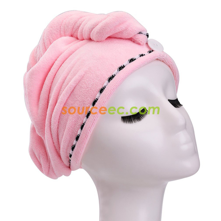 Customization Microfiber Dry Hair Hat/Hair Drying Towel Corporate Gifts