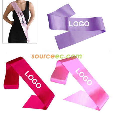 Customization Pageant Sash Banner Corporate Gifts