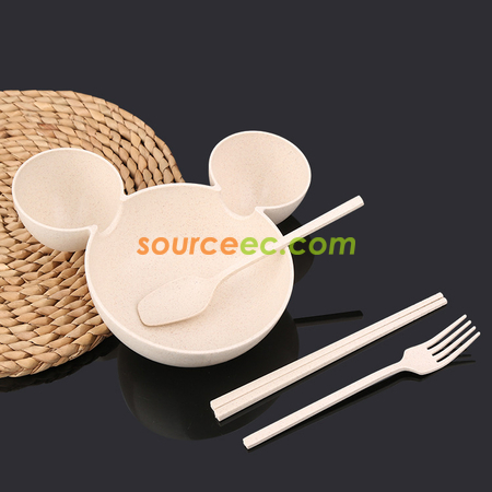 Customization Wheat Straw Bowl Dinnerware Corporate Gifts