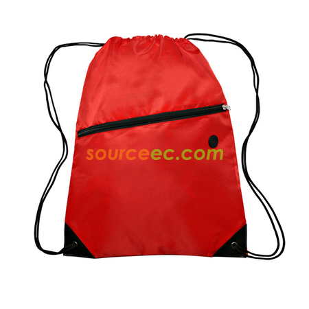 Customization Drawstring Bag with Earphone Hole Corporate Gifts