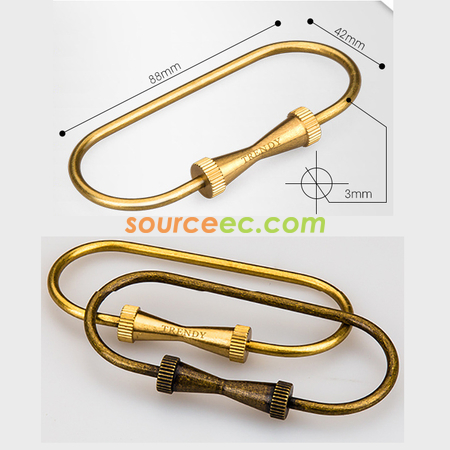 Customization Brass Handmade Key Chain Corporate Gifts