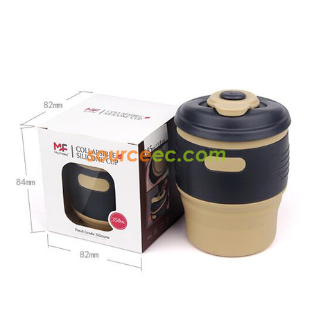 Customization 350ML Silicone Collapsible Coffee Cup Corporate Gifts
