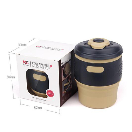 Customization 350ML Silicone Collapsible Coffee Cup Corporate Gifts