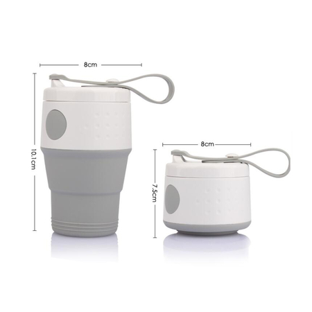 Customization 350ML Silicone Collapsible Coffee Cup Corporate Gifts