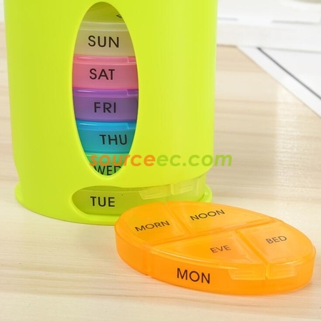 Customization Seven Days Portable Pill Case Corporate Gifts