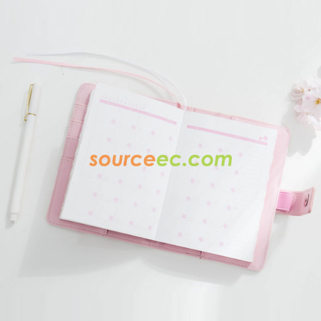 Customization Sakura PU Handbook Giftset Corporate Gifts