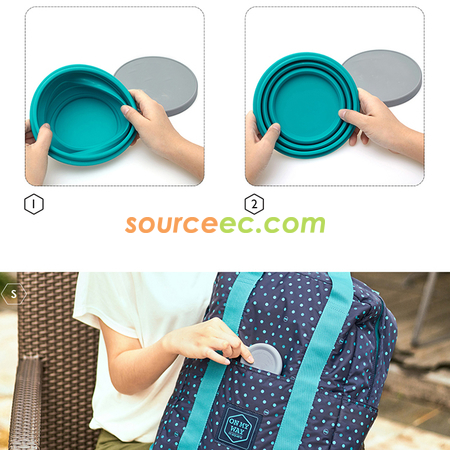 Customization Silicone Folding Bowl Corporate Gifts