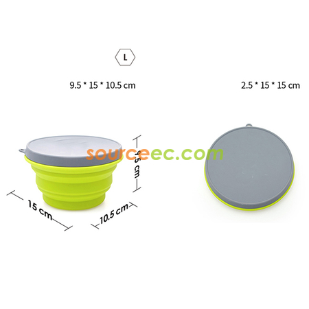 Customization Silicone Folding Bowl Corporate Gifts