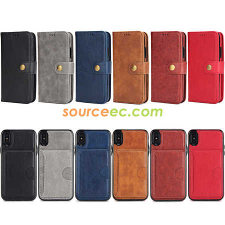 Customization Leather Wallet Phone Case Corporate Gifts