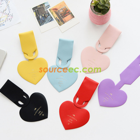 Customization Heart-shape Luggage Tag Corporate Gifts