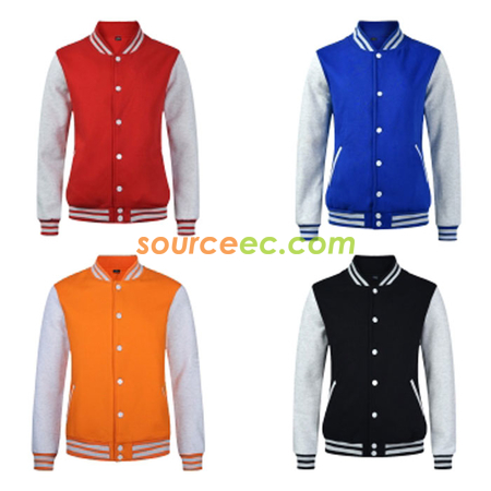 Fleece Letterman Jacket