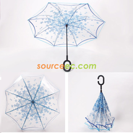 Customization Transparent Inverted Umbrella Corporate Gifts