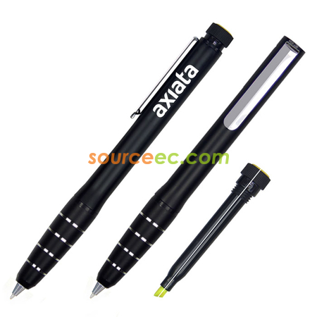 Highlighter and Metal Ball Pen